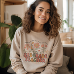 3rd Grade Teacher Floral Sweatshirt