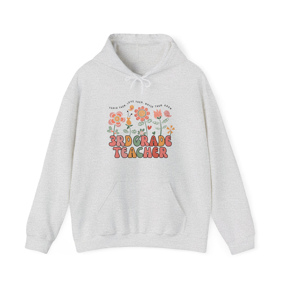 3rd Grade Teacher Floral Hoodie