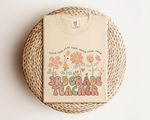 3rd Grade Teacher Floral Tee