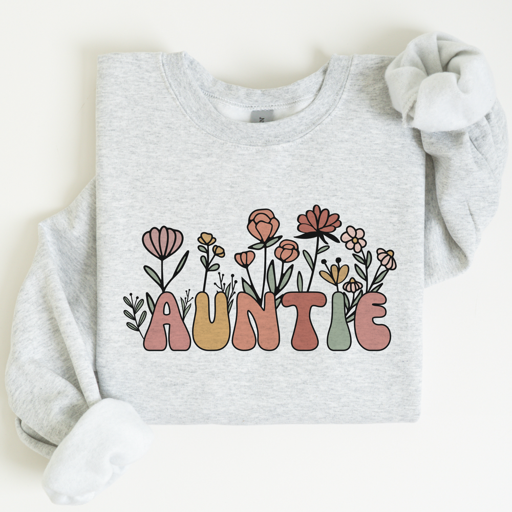 Auntie Floral Sweatshirt